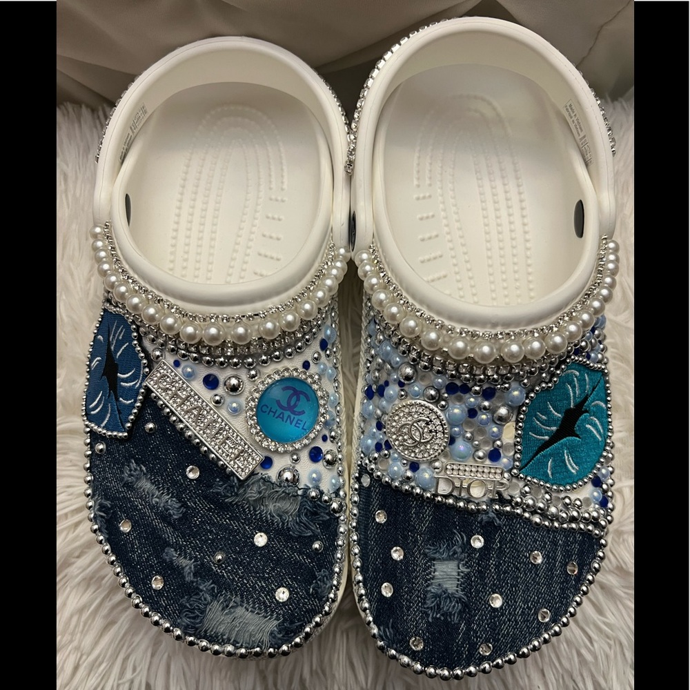 Blinged out Crocs